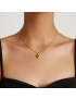 Ember Heart Gold Necklace