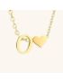 Heartfelt Initial - Gold Letter Necklace