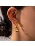 Amara Triple Heart Earrings