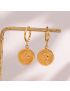 Seraphine Serpent Coin Earrings