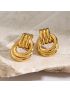Luna Interlinked Hoop Earrings
