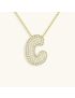 Radiant Initial Pendant Necklace