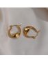 Serena Irregular Hoop Earrings