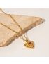 Ember Heart Gold Necklace
