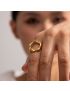 Sculpted Wave Gold Ring