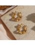 Kinsley Sculpted Hoop Earrings