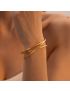 Harmony Gold Cuff Bracelet
