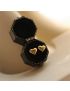 Mila Heart - Gold Stud Earrings