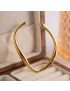 Polished Gold Open Cuff
