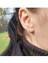 Celestial Circle Gold Earrings
