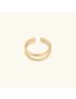 Elora Double Band Gold Ring