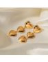 Luna Love - Triple Heart Gold Earrings