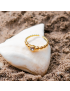 Zennie Beaded Gold Ring
