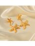 Starla Gold Starfish Drop Earrings