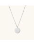 Serene Disc - Gold Pendant Necklace