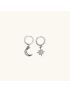 Celestial Charm - Gold Star and Moon Earrings