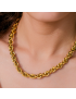 Golden Braided Luxe Necklace