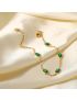 Emerald Allure Gold Bracelet