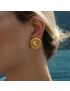 Renata - Gold Rope Earrings