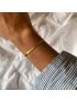 Serena Gold Herringbone Bracelet