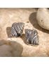 Lyra Silver Shell Earrings