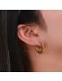 Vera Spiral Hoop Earrings