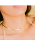 Seraphina Herringbone Gold Necklace