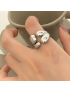 Isla Pebble - Sculpted Gold Ring