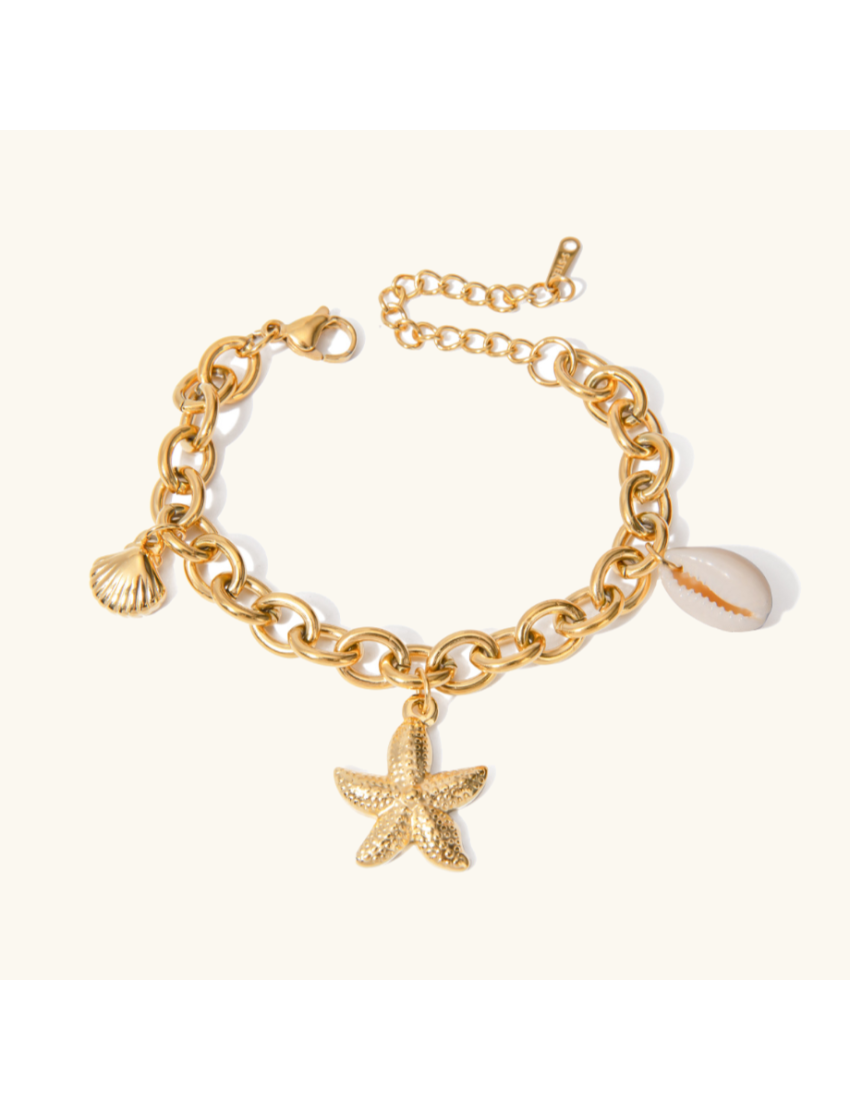 Seaside Charm Gold Bracelet